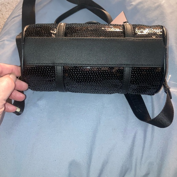 Juicy Couture Black Sequin Barrel Bag with Gold Accents - Picture 7 of 8